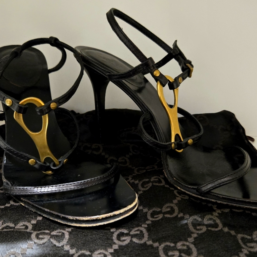 Gucci black heels